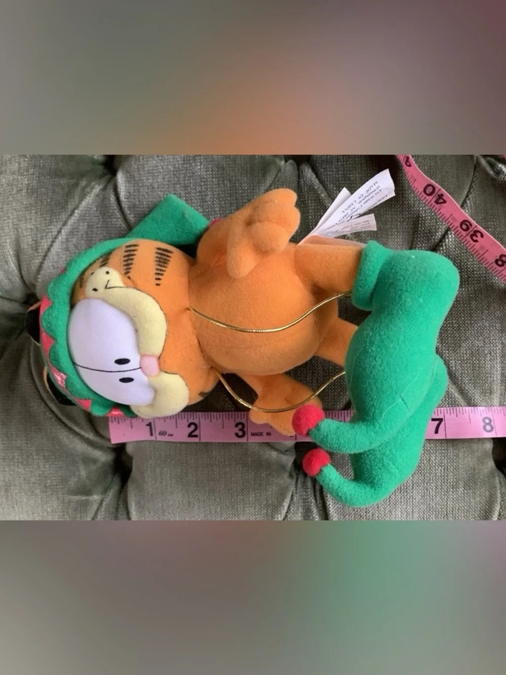 Vintage Special Edition Russell Stover Garfield The Cat Elf Plush W/Elastics